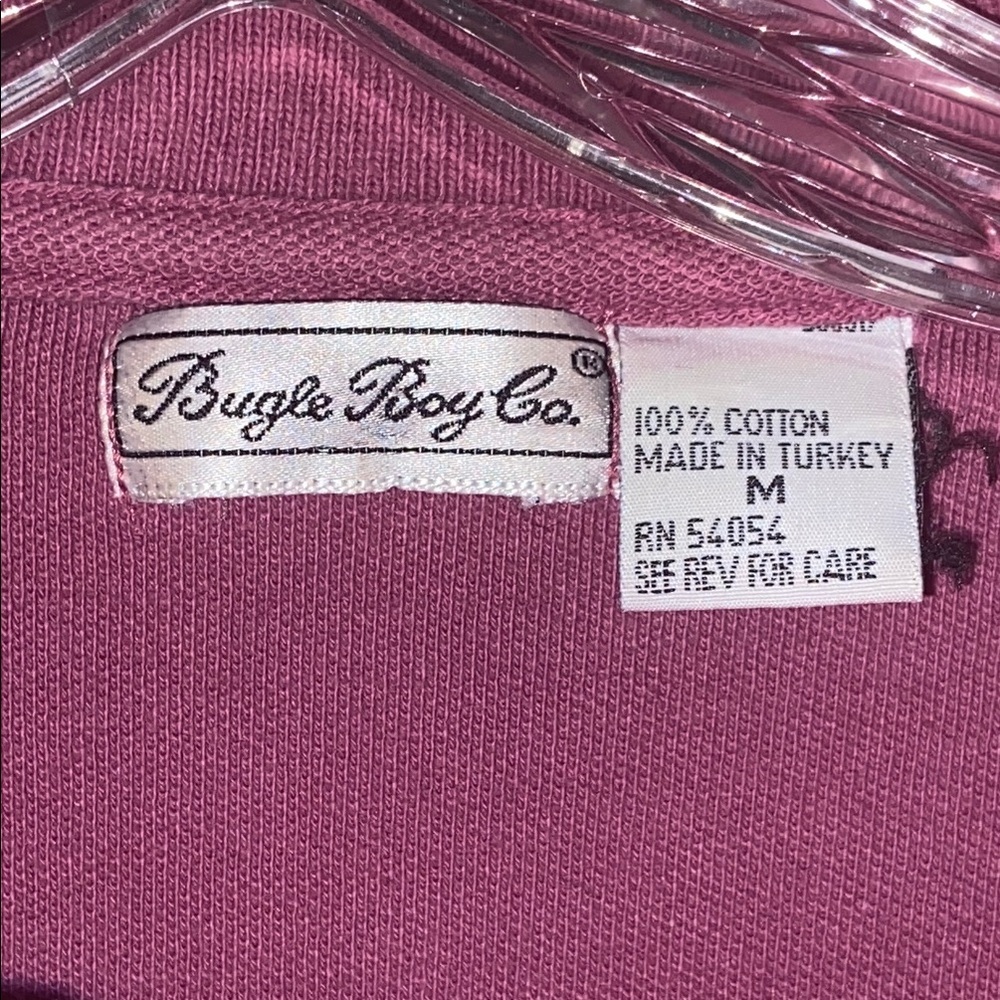 Bugle Boy Polo Shirt Short Sleeve Knit Men’s Size Medium 🔥 B1 - Picture 3 of 4